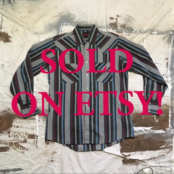 Vintage Other - SOLD ON ETSY, NFS men’s Laredo pearl snap shirt M